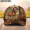 Joycorners Farm Cattle Cap Rustic Farm Landscape Personalized Name 3D Cap (8 Cattle Breeds)