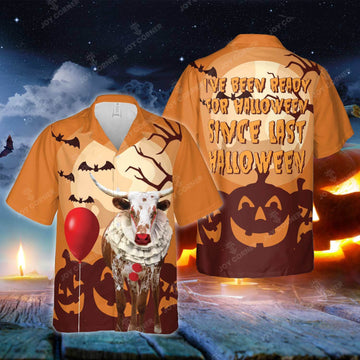 Joycorners TX Longhorn Has Been Ready For Halloween Hawaiian Shirt