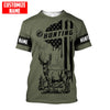 Joycorners Customized Name Hunting 4 3D Design All Over Printed