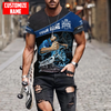 Joycorners Personalized Name Mechanic Shirt Leather Style Unisex Print T Shirt PT2609
