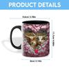 Joycorners Texas Longhorn Couple Personalized Name Two Tone Mug