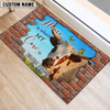 Joycorners Personalized Home Is Where My Cow Is Custom Farm Doormat (10 Cattle Breeds)