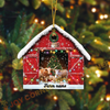 Joycorners Personalized Farm Name Cow Christmas Barn Ornament Acrylic Ornament (14 Breed Options)