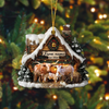 Joycorners Personalized Farm Name & Year Christmas Acrylic Ornament (14 Breed Options)