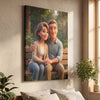Joycorners Custom Pixar-Style Cartoon Family Portrait Drawing, Couple Portrait Drawing