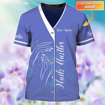 Nails - Personalized Name Gift for Nails Lovers, Nails Salon Uniform 3D Shirt