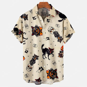 Joycorners Halloween Cat Shirt