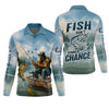 Joycorners Don't Stand A Chance Men Fishing Shirt, SPF Long Sleeve Shirts, Presents For Fishermen