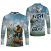 Joycorners Don't Stand A Chance Men Fishing Shirt, SPF Long Sleeve Shirts, Presents For Fishermen