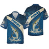 Joycorners Swordfish Logo Hooded UPF Shirt, Fish Button Up Shirt, Fisherman Outfit, Presents For Fishermen