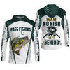 Joycorners No Fish Left Behind, Team Fishing Shirt, Mens SPF Shirt, Fishing Gifts For Men, Bass Fishing