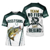 Joycorners No Fish Left Behind, Team Fishing Shirt, Mens SPF Shirt, Fishing Gifts For Men, Bass Fishing
