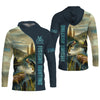 Joycorners Fishing Hunting, Breathable Long Sleeve Shirt, Long Sleeve Sun Shirt Mens, Fishing Gifts For Men