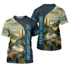 Joycorners Fishing Hunting, Breathable Long Sleeve Shirt, Long Sleeve Sun Shirt Mens, Fishing Gifts For Men