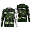 Joycorners Fish Tremble When They Hear My Name, SPF Long Sleeve Shirts, Funny Fishing Shirt, Men Long Sleeve Shirt