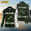 Joycorners Fish Tremble When They Hear My Name, SPF Long Sleeve Shirts, Funny Fishing Shirt, Men Long Sleeve Shirt
