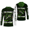 Joycorners Fish Tremble When They Hear My Name, SPF Long Sleeve Shirts, Funny Fishing Shirt, Men Long Sleeve Shirt