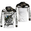 Joycorners Camo Fishing Shirt, Fish Button Up Shirt, SPF Long Sleeve Shirts, Presents For Fishermen