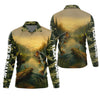 Joycorners Camouflage Fishing Shirts, Fish Button Up Shirt, Long Sleeve Sun Shirt, Presents For Fishermen