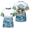 Joycorners I Fish For Catfish Everything Else Is Bait, Fishing UPF Shirts, Fisherman Gift, Men Long Sleeve Shirt