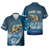 Joycorners The Reel Life, Fishing UV Shirts, Men Button Down Shirt, Fisherman Gift, Mens Casual Shirts, Crappie Fish