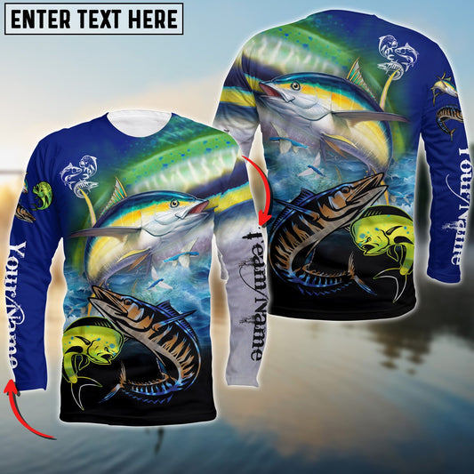joycorners Fishing Customize Name And Team Name 3D Shirts