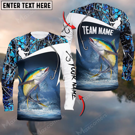 joycorners Tuna Fishing Customize Name 3D Shirts