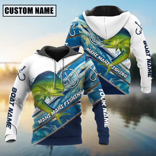 joycorners Personalized Mahi mahi Fishing Jerseys 3D Hoodie