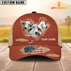 Joycorners Custom Name Red Jeans Pattern Brahman Cap