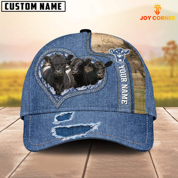 Joy Corners Belted Galloway Customized Name Denim Cap