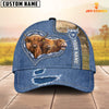 Joy Corners Highland Customized Name Denim Cap