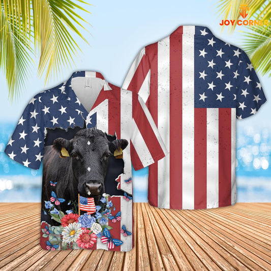 Joycorners Dexter 4th of July 3D Hawaiian Shirt