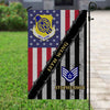 Joycorners Personalized USAF Wings Air Force Garden Flag #MT60