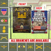 Joycorners Custom Army Branches Military Garden Flag #MT53