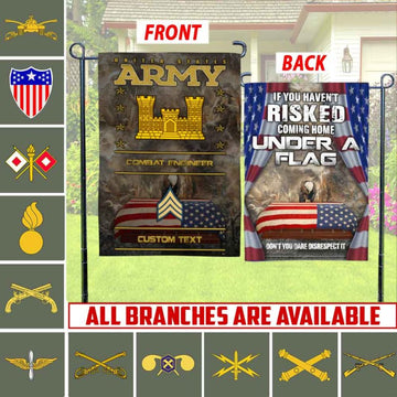 Joycorners Custom Army Branches Military Garden Flag #MT53