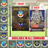 Joycorners Those Who Serve Deserve Honor Patriotic Garden Flag #MT65
