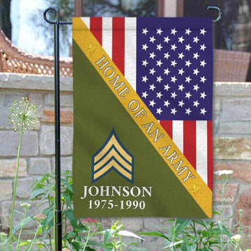 Joycorners Home Of A Veteran Patriotic Garden Flag #MT43