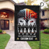 Joycorners USMC Battalion Veteran Proudly Served Garden Flag #MT67