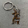 Joycorners Deer Bow Hunter With Hunting Dog Keychain & Ornament Personalized Name