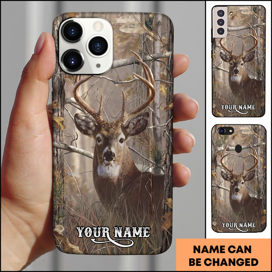 Joycorner Whitetail Deer Autumn Forest Personalized Phone Case