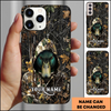 Joycorners Realistic Camo Duck Head Personalized Name Phone Case