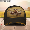 Joycorners Classic Personalized Name Black Cattle Cap