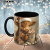 Joycorners Chrismas Highland Marshmallow Mug