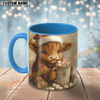 Joycorners Chrismas Highland Marshmallow Mug