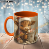 Joycorners Chrismas Highland Marshmallow Mug