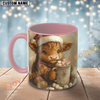 Joycorners Chrismas Highland Marshmallow Mug