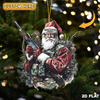 Joycorner Personalized Santa Duck Hunter Ornament