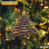 Joycorner Personalized Gun Christmas Tree Ornament