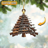 Joycorner Personalized Gun Christmas Tree Ornament