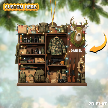 Joycorner Personalized Hunting Gear Ornament